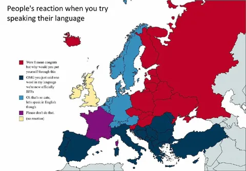 People's Reaction to Speaking Their Language