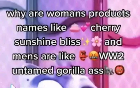 Why Men's Products Sound Like WW2