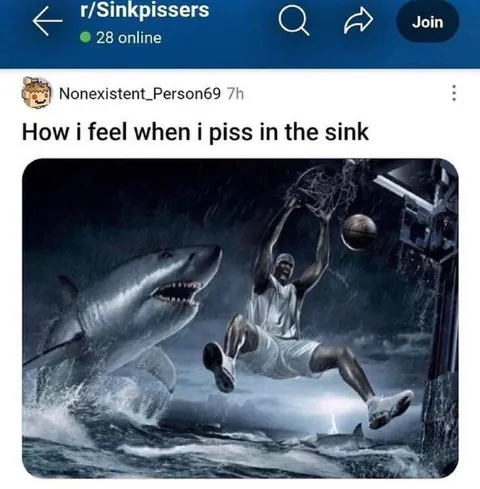 Pissing in the Sink Feels