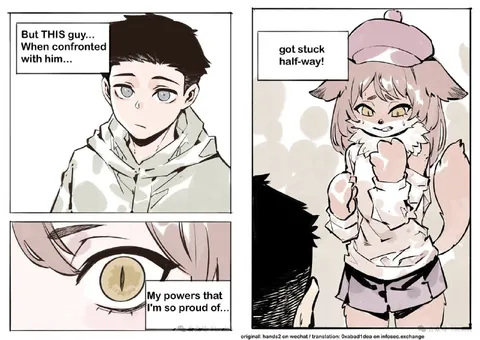 Catgirl Gets Stuck Halfway