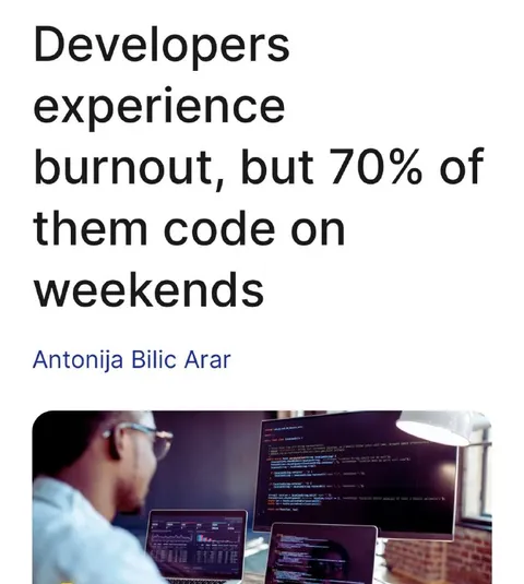 Developers Code Through Burnout