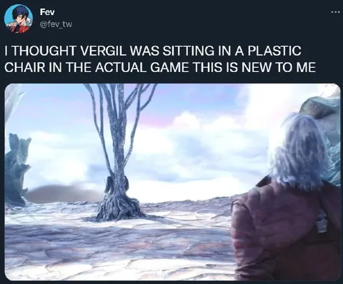 Vergil Sits by the Tree