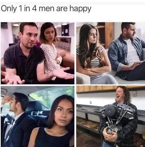Only One Man Is Happy