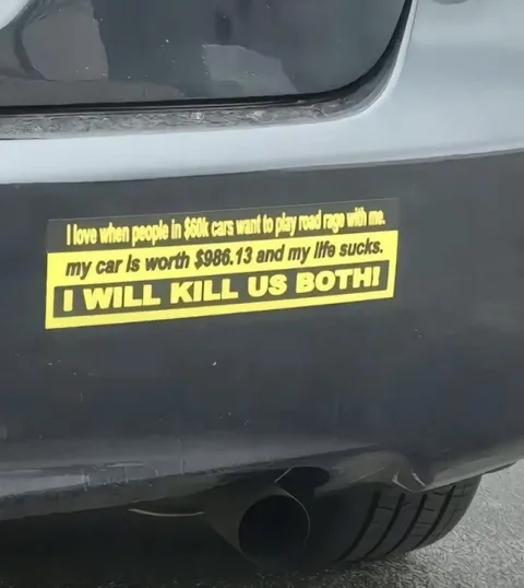 Road Rage in a Cheap Car