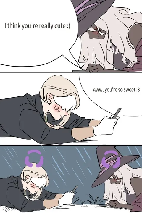Cute Compliment in the Rain