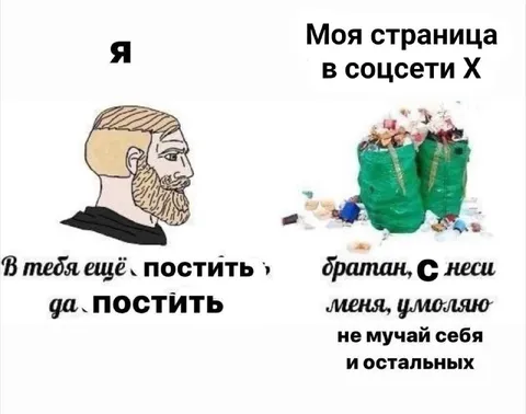 Страница в соцсети X