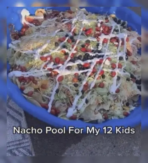 Nacho Pool for My 12 Kids