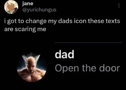Dad’s Terrifying Profile Icon