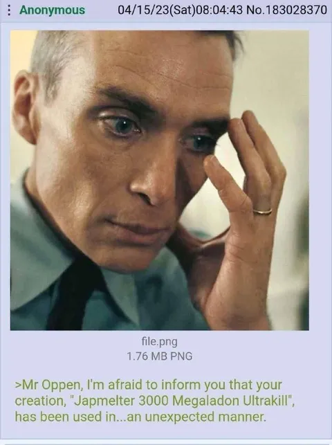 Unexpected Japmelter 3000 Outcome