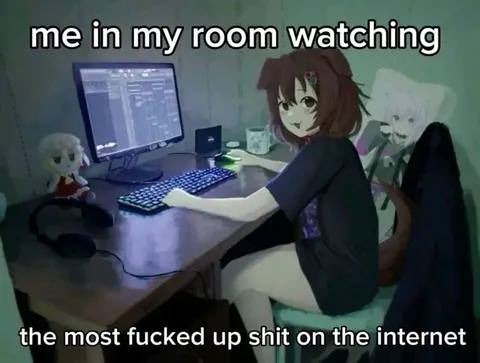 Me in My Room Watching the Internet