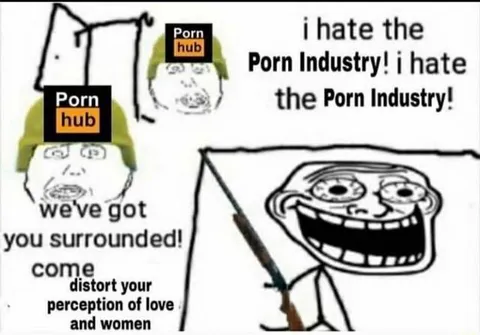 Porn Industry Trollface