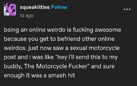 Online Weirdo Friendship