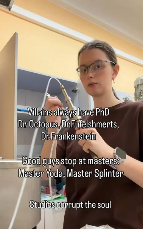 Villains Always Have PhD