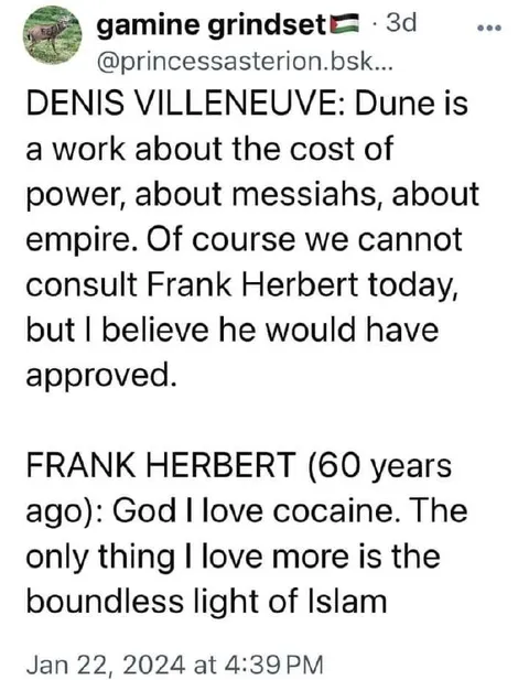 Frank Herbert Loved Cocaine More