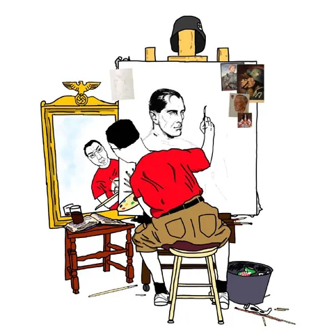 Художник рисует художника