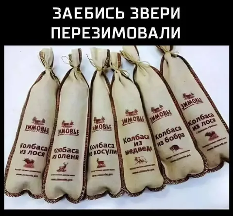 ЗАЕБИСЬ ЗВЕРИ ПЕРЕЗИМОВАЛИ