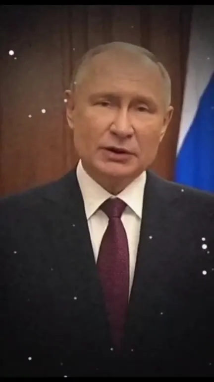 Путин исчезает под снегом