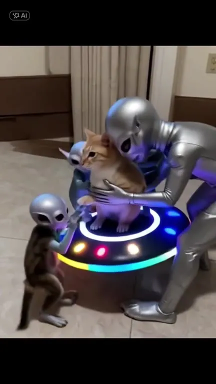 Инопланетяне похищают кота