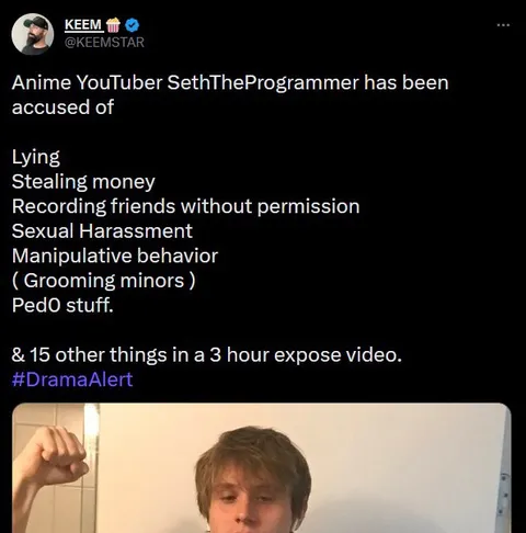 SethTheProgrammer Drama Allegations