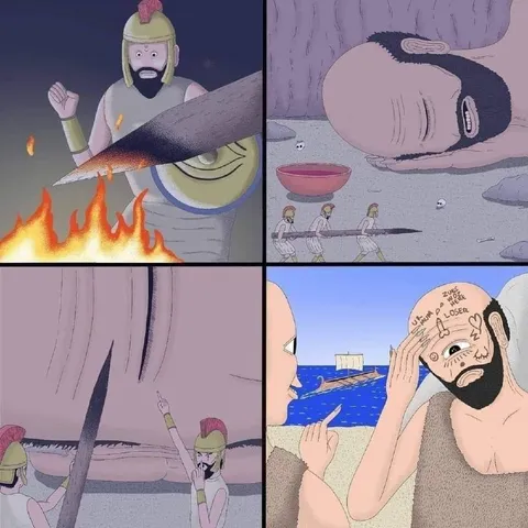 Ancient Warriors Carry a Giant Penis