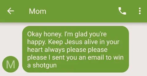 Mom Sends a Shotgun