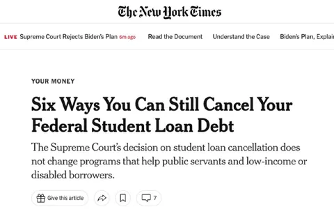 Six Ways to Cancel Student Debt