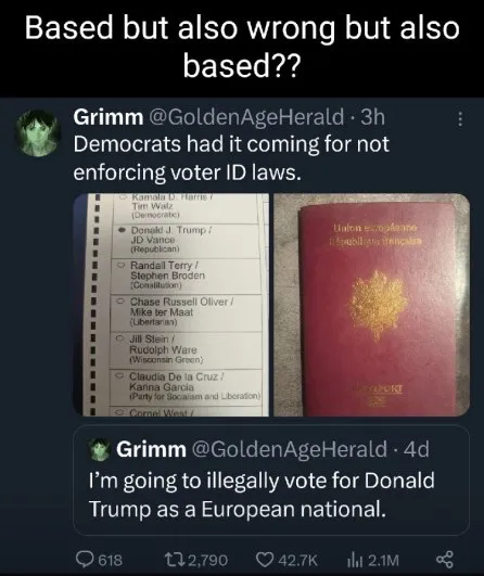 Based but Also Wrong