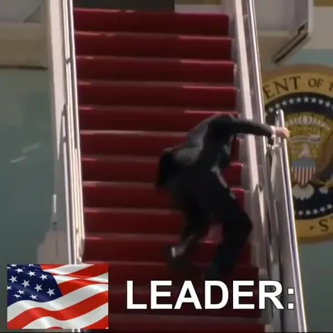 Leader Stumbles Then Follows