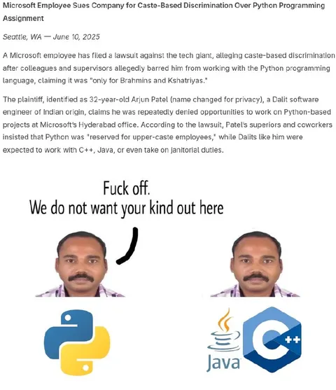 Python Reserved for Upper Castes