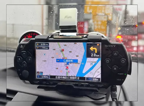 PSPをカーナビにする