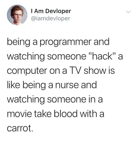 Programmer Watches TV Hack