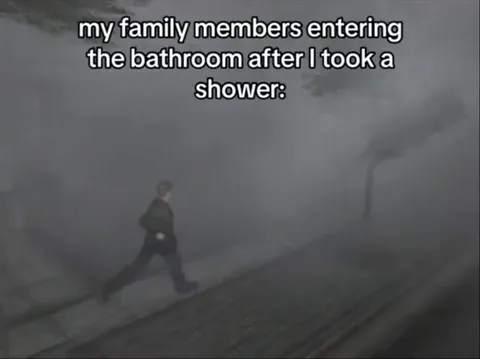 Family Entering the Bathroom After My Shower