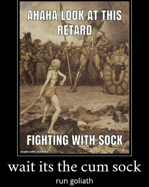 David Fights with a Sock