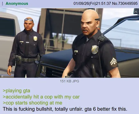 GTA Police Shoot You for Nothing