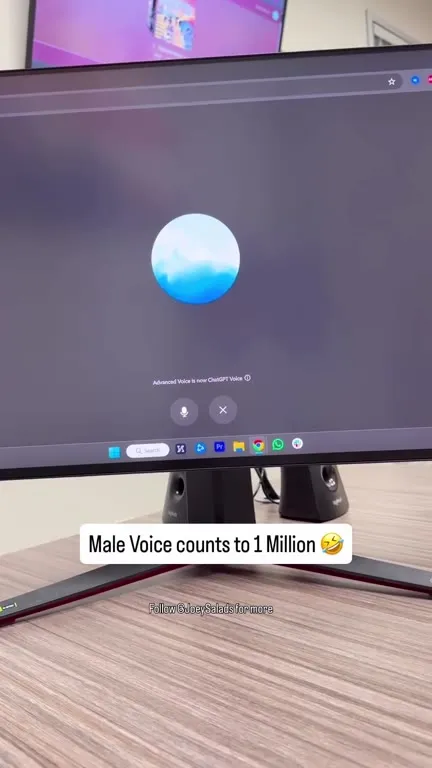 Male Voice Counts to One Million