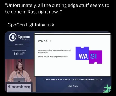 Rust Has All the Cutting Edge Stuff