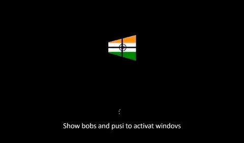Show Bobs and Pusi to Activate Windows