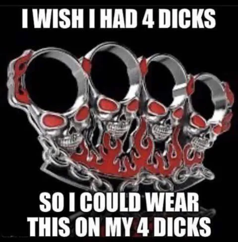 Four Dicks Motorcycle Joke