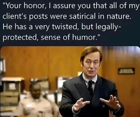 Legally Protected Sense of Humor