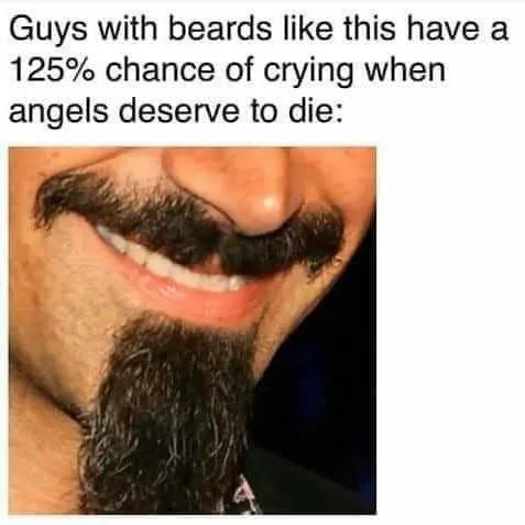 Bearded Guys Crying for Angels