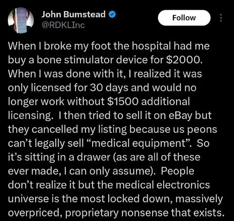 Hospital Bone Stimulator Scam