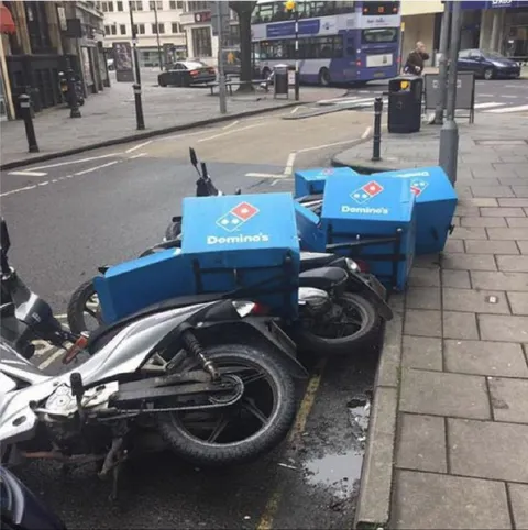 Domino's Pizza Scooters