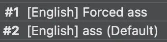 Forced Ass vs Default Ass