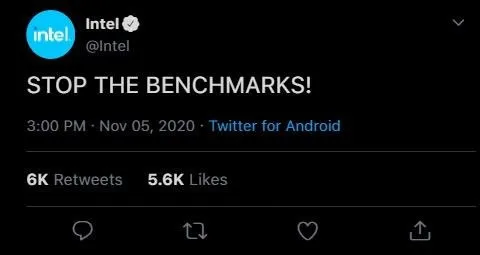 Intel Stops the Benchmarks