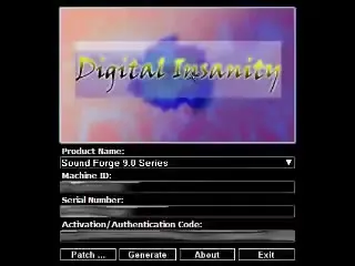 Digital Insanity Activation Screen
