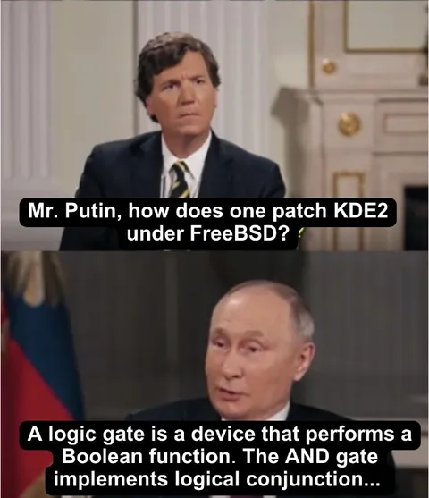 Putin Explains Patching KDE2