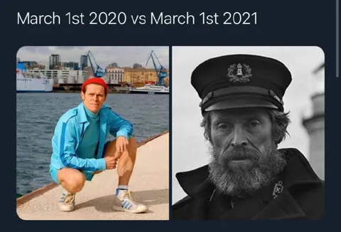 March 1st 2020 vs March 1st 2021