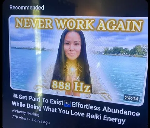 Never Work Again Reiki Energy