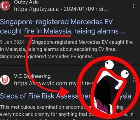 Mercedes EV Fire Search Results