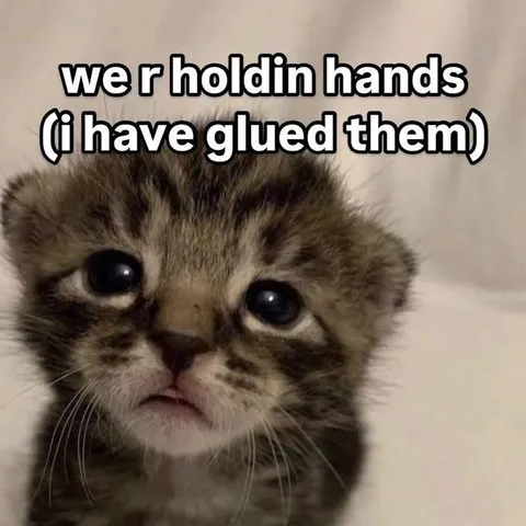We’re Holding Hands Together